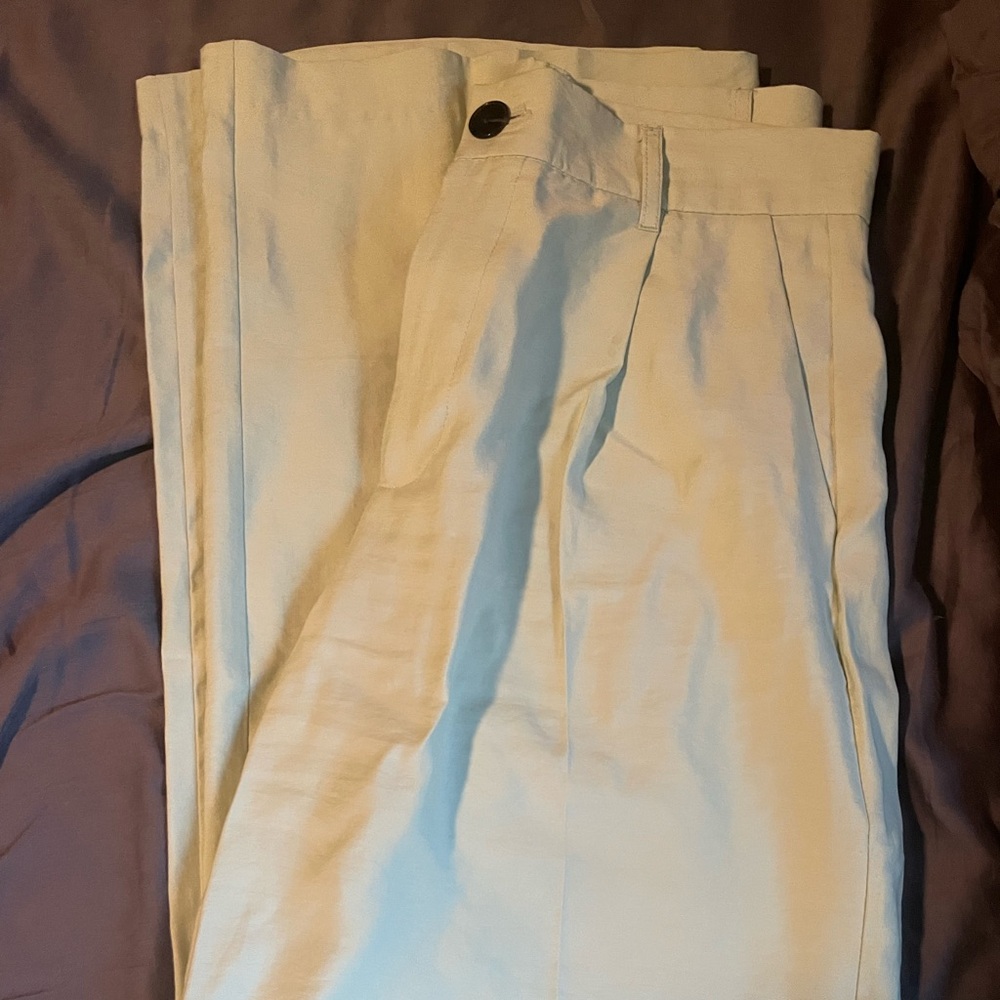 Zara light green trousers